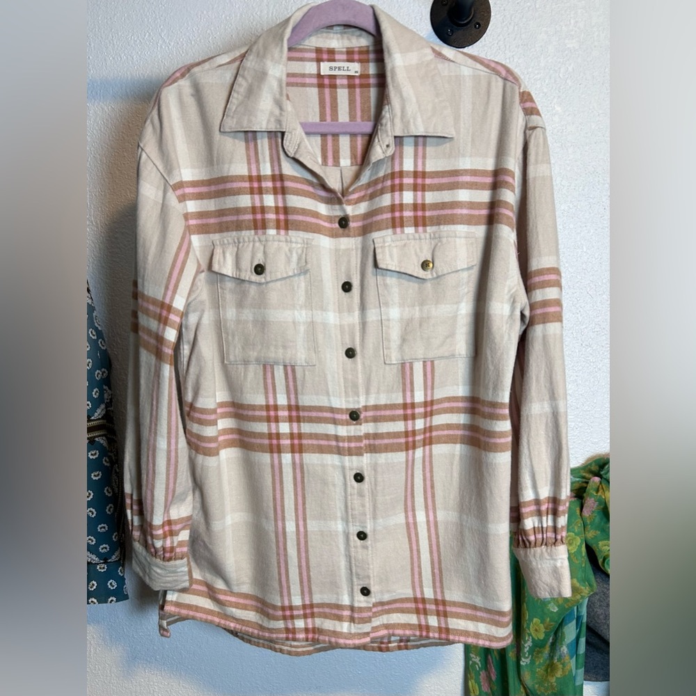 Spell Basecamp Flannel XS Musk - Picture 11 of 13